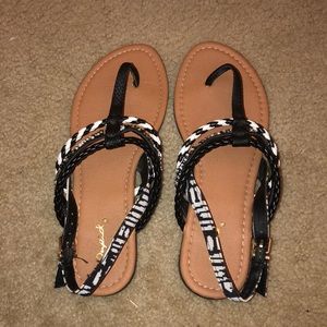 Quipid Beaded Sandals
